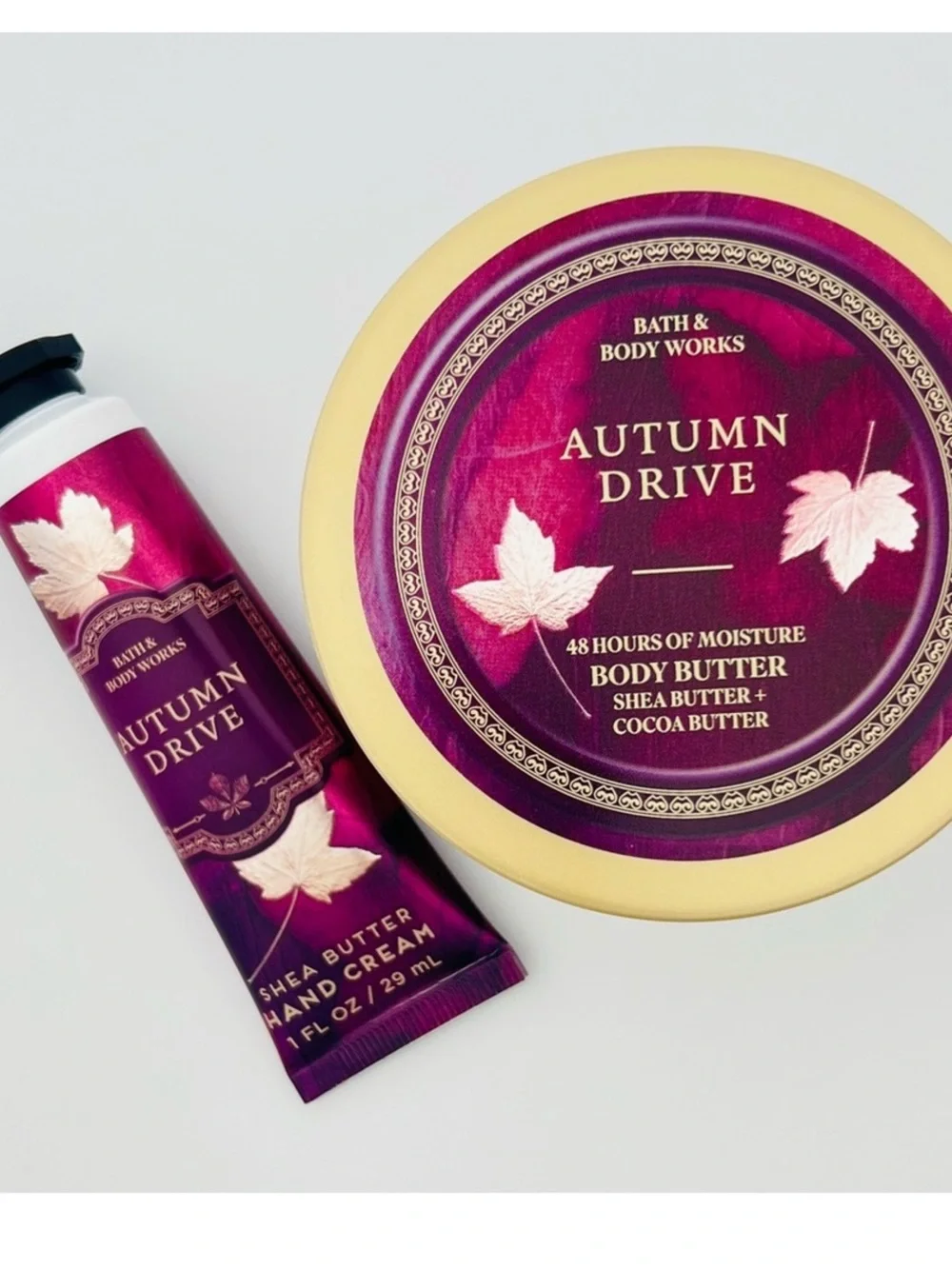 🍁 Bath & Body Works Autumn Drive 9 Pc Gift Set Candle Body Butter Soap NWT 🍂
